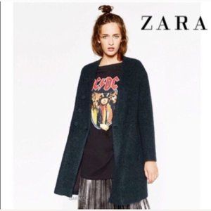Zara Dark Green Peacoat